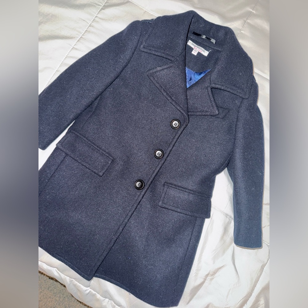 Boys Navy Blue Peacoat